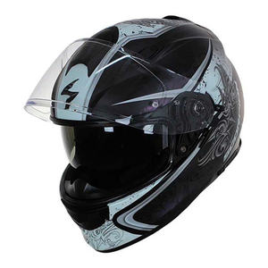 Casco Integral Abatible Retro Predator EXO-491 con Doble Visor, Nuevo, Material de PC, para Motocross y Motocicleta - Product Image 2
