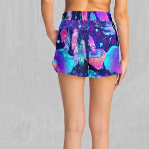 Pantalones cortos de sublimación de poliéster de alta calidad con impresión de logotipo personalizado para mujer, pantalones cortos de mujer con sublimación de impresión completa de nuevo diseño 2025 - Product Image 2