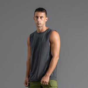 Camisetas sin Mangas de Algodón Cómodas para Hombre, Camisetas Deportivas con Hombros Caídos, Camisetas de Gimnasio para Entrenamiento de Fisicoculturismo - Product Image 6