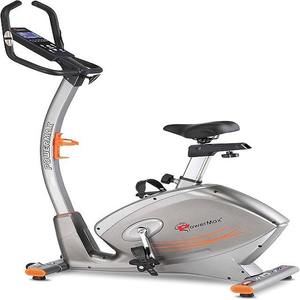 Bicicleta Estática Vertical PowerMax Fitness BU-750 con Sensor de Pulso en las Manoplas - Product Image 1