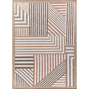 Alhambra Ivory Flat Weave Wool <b>Rugs</b> Geometric Handmade Diamond and Rectangle Jute <b>Rugs</b> for Home for <b>Bedside</b>-ADWP-13055 - Product Image 1