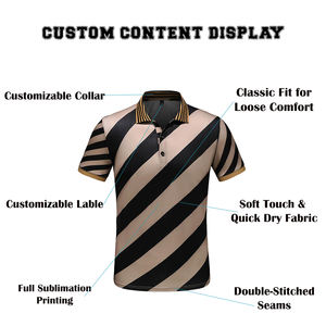 Camiseta Polo Sublimada para Hombre, Personalizada, Ligera, Transpirable, Suave, de Secado Rápido, de Poliéster, para Gimnasio y Deportes, OEM, ODM, al por Mayor - Product Image 6
