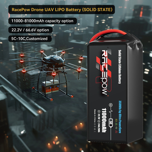 Racepow 350wh/Kg Solid State Li-Po Batterij 11000Mah 11ah 22.2V 44.4V 6S 12S Voor Camera/Monitor/Multi-Rotor Drones - Product Image 6