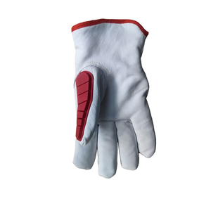 Guantes de impacto de Cuero 100% de calidad premium anticorte antideslizante para trabajo de seguridad tamaño XL - Product Image 3