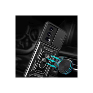 Coque en silicone JoieCreatif Vega Armor bleue avec support magnétique et protection de l'appareil photo pour Poco F5 Pro - Modèles 14 Plus 13 Pro Max - Product Image 4