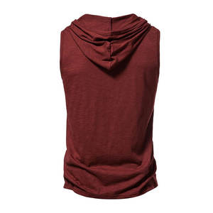 Último diseño, precio bajo, sudaderas con capucha sin mangas para hombres, nuevo estilo 2026, sudaderas con capucha sin mangas para adultos - Product Image 6
