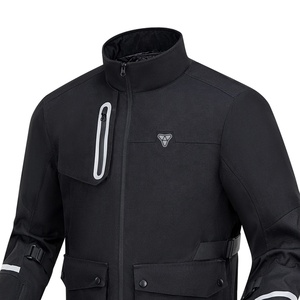 Chaqueta con Capucha para Motocicleta, para Hombre, Impermeable, Resistente al Viento, Transpirable, Personalizable con Logotipo y Color, Manga Larga, Tallas Grandes - Product Image 4