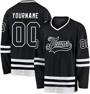 โรงงาน OEM ออกแบบเองโลโก้เสื้อฮ็อกกี้น้ําแข็งทีมสวมเสื้อฮ็อกกี้น้ําแข็งสาธารณรัฐเช็กเสื้อฮ็อกกี้น้ําแข็ง Sublimated - Product Image 6