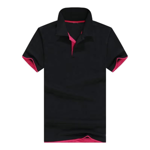 Offre Spéciale décontracté à manches courtes solide tricoté 100% coton pour chemises pour hommes Multi avec Logo personnalisé en gros - Product Image 3