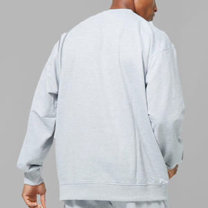 2025 nouveau arrivé surdimensionné coupe ample col rond sweat manches longues tenue décontracté luxe qualité sweats à capuche et sweat pour hommes - Product Image 2