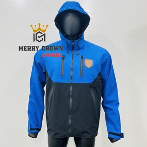 Veste coupe-vent personnalisée vêtements pour hommes veste coupe-vent imperméable avec capuche avec logo personnalisé - Product Image 1