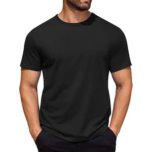 <b>Men's</b> Cotton T-<b>Shirts</b> Oversized Unisex Short Sleeves Casual <b>Mens</b> Heavyweight Cotton T-<b>Shirt</b> Plain Tee Custom Logo T <b>Shirts</b> - Product Image 4