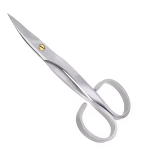 Meilleur fournisseur 3.5 pouces lame en acier inoxydable ciseaux à cuticules ongles soins de beauté ciseaux de toilettage des ongles finition Dall lames tranchantes - Product Image 6