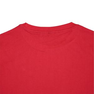 เสื้อยืดสีแดงธรรมดาพิมพ์ลายสำหรับผู้ชายเสื้อยืดเปล่าสำหรับใส่ได้ทั้งชายและหญิงเสื้อยืดผ้าฝ้ายออร์แกนิคสำหรับ100% - Product Image 4