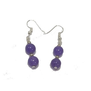 Haut cristal améthyste boucle d'oreille perles à facettes pierre précieuse de guérison cristal bijoux de mode boucles d'oreilles ensemble bijoux pour femmes grossiste - Product Image 1