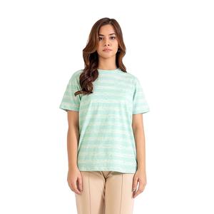 Nuevo diseño personalizado para mujer camiseta de gran tamaño 100% algodón suelta ajuste impreso camiseta para verano trajes casuales fiestas y uso diario - Product Image 1