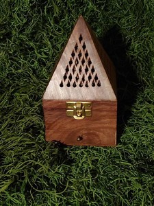 Kim tự tháp bằng gỗ hình nón hương Burner với sao hồi cắm cho Tôn Giáo sử dụng & hương liệu khuếch tán tăng cường hương thơm phòng - Product Image 3