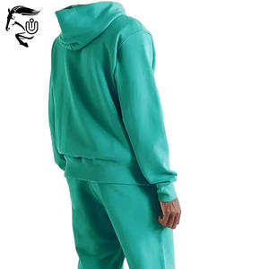 Conjunto de pantalones de chándal con capucha de lana de 2 piezas de gran tamaño Unisex de alta calidad, chándal en blanco con logotipo personalizado de talla grande para fábrica de invierno - Product Image 3