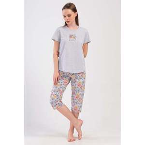 Combinaison de nuit ovale à manches courtes et col rond pour femmes - Product Image 4