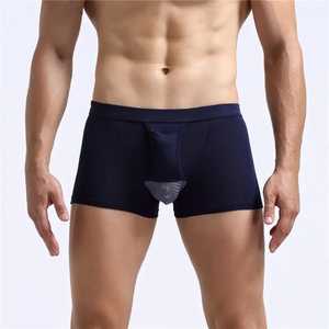 Calzoncillos bóxer transpirables de punto cómodos para hombre, ropa interior con estampado de logotipo personalizado, pantalones cortos para adultos de Pakistán, novedad de 2025 - Product Image 4