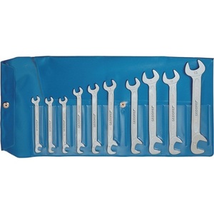 GEDORE 10-Piece Small Version 8-0100 Double Open-End Wrench Set SW5-13mm Chrome-Plated Steel Shop <b>Tools</b> - Product Image 1