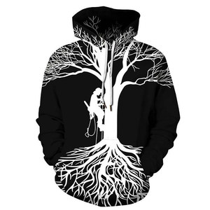 Sudadera con capucha para hombre y mujer, prenda deportiva de talla grande con diseño personalizado de sublimación para todas las estaciones, jersey con estampado de Animal 3d de Anime, novedad - Product Image 6