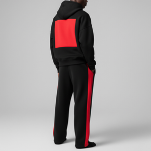 Survêtement d'hiver léger 100 % polyester respirant à capuche pour homme avec fermeture éclair, qualité supérieure, logo brodé personnalisé, coupe oversize - Product Image 6