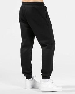 Jogging noir avec broderie personnalisée de grande taille pour hommes, vêtements d'entraînement et de sport en molleton de coton, pantalons de survêtement pour hommes, pantalons pour hommes - Product Image 2