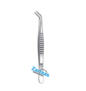 Instrumento de Cirugía Dental de acero inoxidable de alta calidad De Bakeyy fórceps de tejido en ángulo de 15 cm - Product Image 1