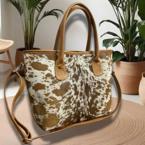 Best Selling Ladies Handbag Lightweight Cowhide Leather with Durable Zipper Closure Hot Fashion Accessory - Product Image 6