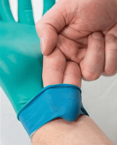 Ansell MICROFLEX 93-260 Guantes DE SEGURIDAD antiquímicos desechables de nitrilo para productos químicos agresivos, incluidos ácidos, disolventes y bases - Product Image 3