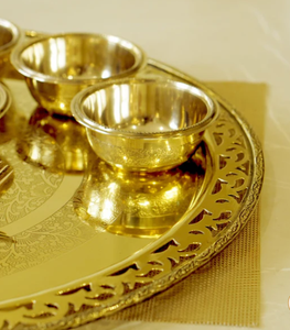 Juego de cena de latón Royal 10Pc Jaali - Product Image 3
