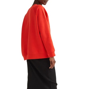 Sweat-shirt pour femmes en coton de qualité supérieure, polaire, manches longues, col rond, pour femmes adultes, filles, logo personnalisé 2026 - Product Image 5