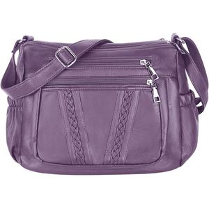 Ladies PU Leather Crossbody Utility <b>Bag</b> Modern Design Spacious <b>Shoulder</b> Handbag For Women - Product Image 6