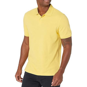 Camiseta de Verano para Hombre, Antiarrugas, Tejido Sólido, 100% Algodón, Clásica, de Manga Corta, Informal - Product Image 1
