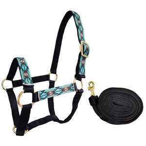 Diseñe su propio logotipo Color personalizado Estilo de silla de montar occidental Cabestro de caballo Seguridad de alta calidad Fizzan suave Halter internacional - Product Image 1