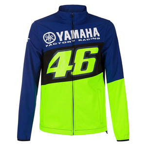 Chaqueta Softshell Transpirable y Resistente al Viento para Motociclismo, para VR46, para MotoGP M1 Yamaha, para Valentino Rossi - Product Image 1