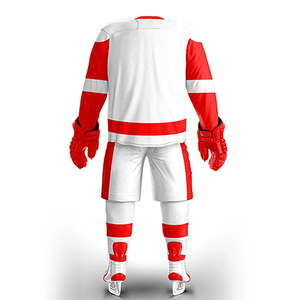 Conjunto de Uniforme de Hockey sobre Hielo con Estampado Personalizado, Calidad Premium, Ligero, 100% Poliéster, Ropa Deportiva, Nuevo Diseño Elegante, Servicio OEM - Product Image 3