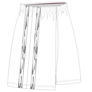 Ensembles d'uniformes de basket-ball avec logo personnalisé pour hommes, grande taille, rayures latérales écologiques, respirantes, service OEM de course à pied décontracté - Product Image 3