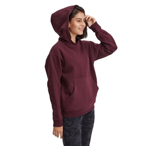 New Design Custom Logo Winter Comfortable Slim Street Wear Plain Solid Color Fashion <b>Women</b> Hoodies With OEM Service Wholesale - Product Image 5