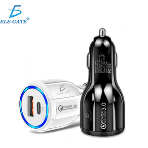 Caricabatterie da Auto con Ricarica Rapida QC3.0+PD Tipo C, 4 Porte, Funzione Wireless e Vivavoce, Wi-Fi, Spina 12-24V per Veicoli - Product Image 1