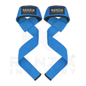 สายรัดข้อมือสำหรับผู้ชายและผู้หญิงสายรัดคอตตอนยกน้ำหนักการฝึกความแข็งแรงสำหรับฟิตเนส - Product Image 4