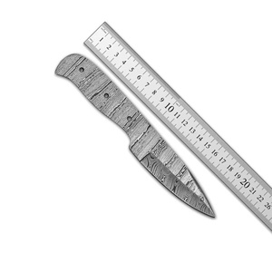 มีด JEXMOO ทำมือจากเหล็กดามัสกัส ใบมีดเปล่า ลายหยดน้ำอเนกประสงค์ พร้อมเป็นของขวัญที่สมบูรณ์แบบ เหมาะสำหรับใช้งานกลางแจ้ง - Product Image 2