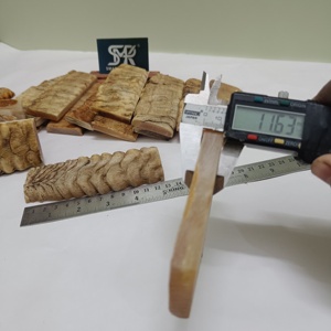 Placas de escala de cuerno de oveja y Ram Superior para manijas de cuchillo personalizadas duraderas Material de artesanía artística hecha a mano - Product Image 2