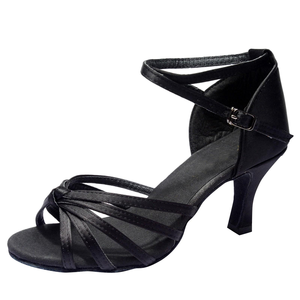 Zapatos de Salón/latinos para mujer más vendidos, tela satinada de calidad superior, suave, Flexible, diseño personalizado, embalaje personalizado, logotipo de cuero - Product Image 4