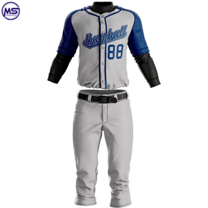 Nouvelle conception 2022, uniforme de baseball personnalisé avec logo imprimé, vêtements de sport de haute qualité, respirant, antibactérien, séchage rapide, taille plus, meilleur choix - Product Image 2