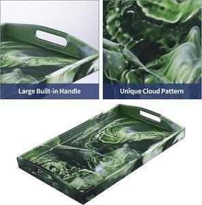 Plateau de poignée de bain en résine de qualité supérieure Ajout polyvalent pour améliorer l'expérience au spa et organiser les essentiels de la salle de bain - Product Image 4