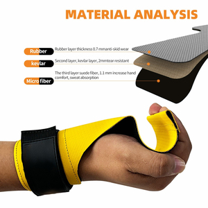 Top da tay <span class=keywords><strong>Grips</strong></span> biểu tượng tùy chỉnh thể dục <span class=keywords><strong>Grips</strong></span> 2 lỗ tùy chỉnh thiết kế thực hành phòng tập thể dục sử dụng cử tạ thể dục <span class=keywords><strong>Grips</strong></span> - Product Image 6