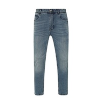 Pantalon crayon en denim solide de qualité supérieure, personnalisé, de marque Privet, lavé, mi-lourd, respirant, écologique, décontracté, toutes saisons