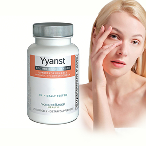 Aceite de semilla de grosella negra de alta calidad de marca privada y cápsulas blandas con vitaminas y omega 3. Protege la salud ocular y alivia la sequedad ocular. - Product Image 1